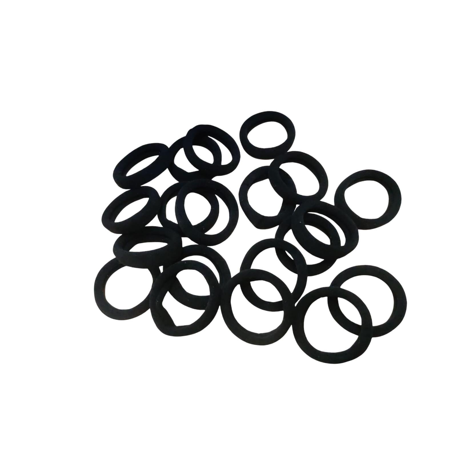 

@ Black Hair Elastic Rubber For Women 20 Bands 36 Gm Zr-9080-60%Off