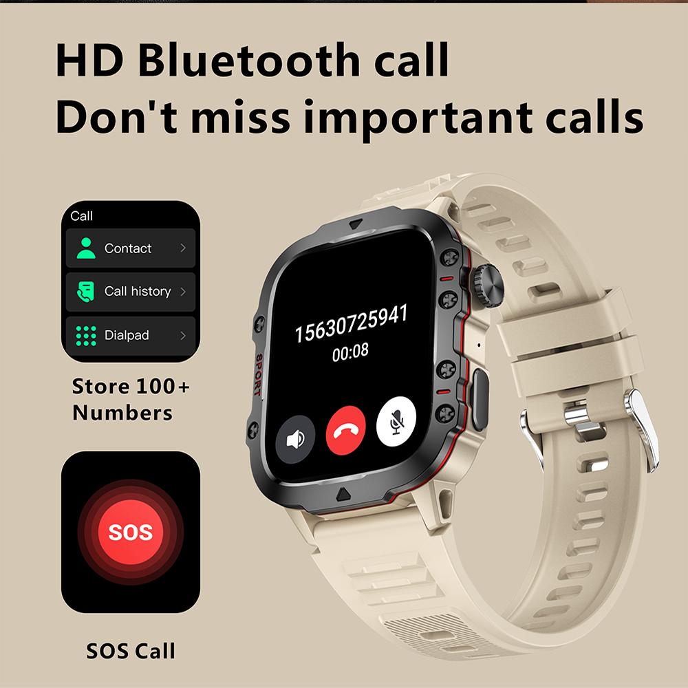 Original Men Smart Watch Bluetooth Call Fitness Clock 3ATM IP68 Swim Waterproof Sports Smartwatch for Women Xiaomi Android 2025