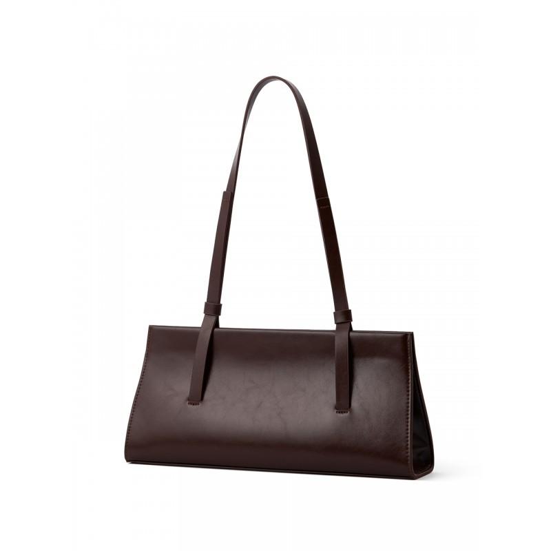 Womens Genuine Leather Crossbody Bag Minimalist Shoulder Office Chic