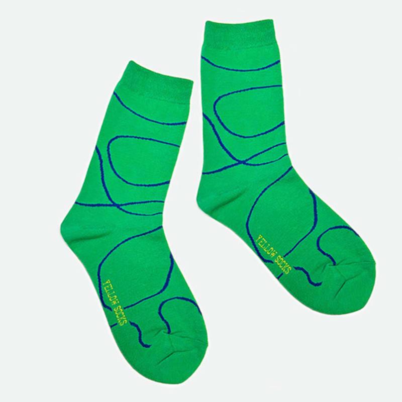 

YELLOWSOCKS RIBBON GREEN green