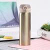 350ml Solid Color 304 Stainless Steel Double-layer Bouncing Cup Thermos Universal Thermos Flask Gift Water Cup