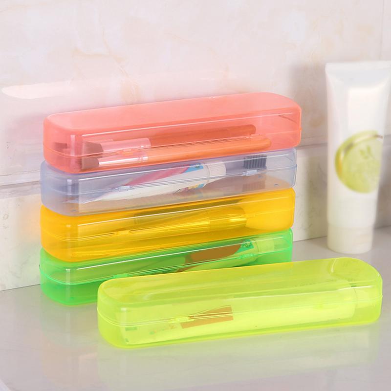 Portable Toothpaste Toothbrush Protect Holder Case Travel Camping Storage Box Protect Toothbrush Toothpaste from Dirt and Damage