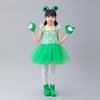 Costume da Ballo Rana Verde per Bambini - Vestito di Scena per Girini che Cercano la Mamma