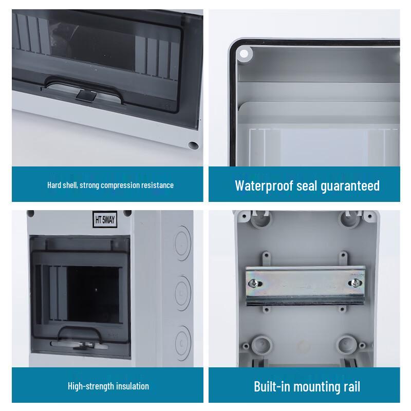FEIDE ELECTRIC Plastic Waterproof Outdoor Distribution Box