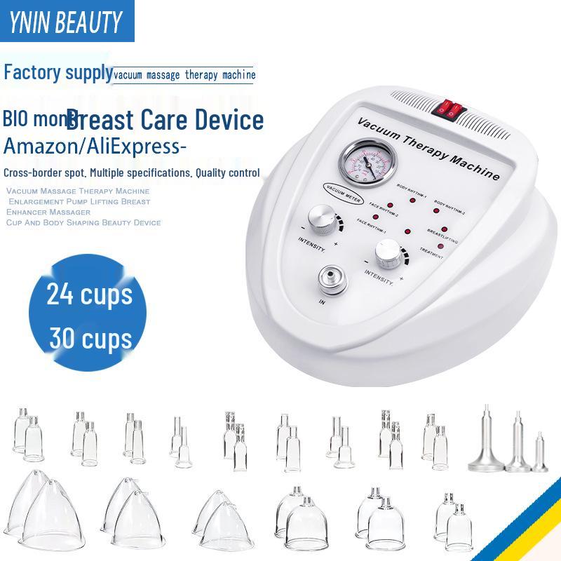 

БИО Вакуумный Электрический Массажер для Подтяжки Груди и Бедер - Женский Прибор для Коррекции Фигуры и Красоты 220V EU Plug