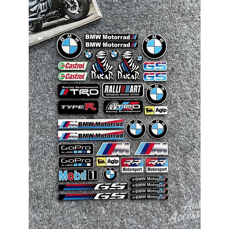 PVC Reflective Stickers For BMW Motorrad GS Series M Power Motorsport Waterproof Decals For Motorcycle Helmet Laptop Accessories blhn58