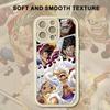 One Piece Luffy Cool pouzdro pro iPhone XR 17 Air XS Max 16e 15 16 14 Plus 13 12 11 Pro Max Měkký kryt
