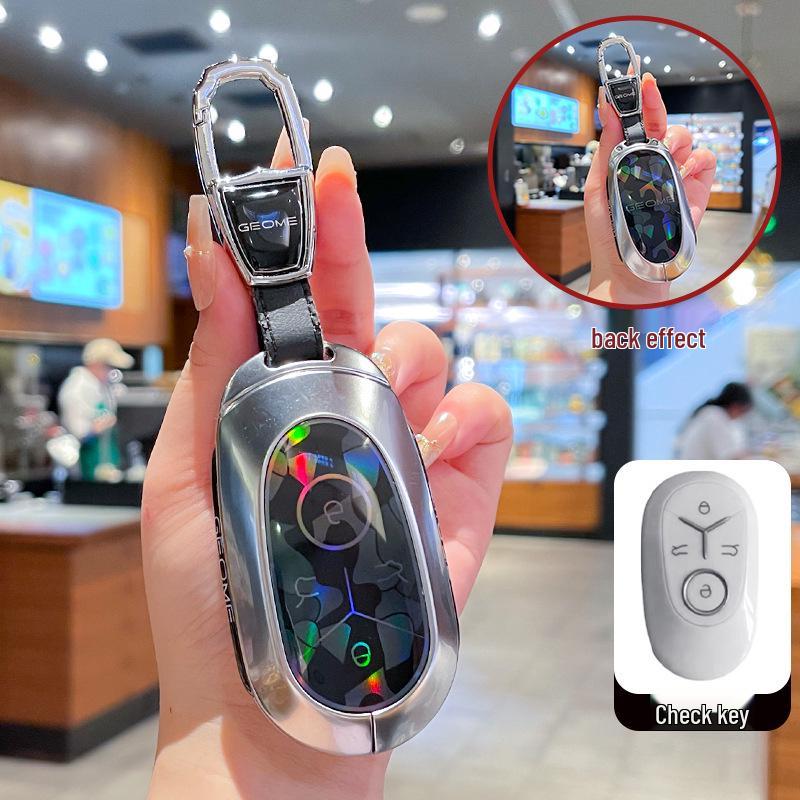 Geely Xingyuan Premium 2025 Key Case with Metal Buckle - Dream Exploration Edition Keychain