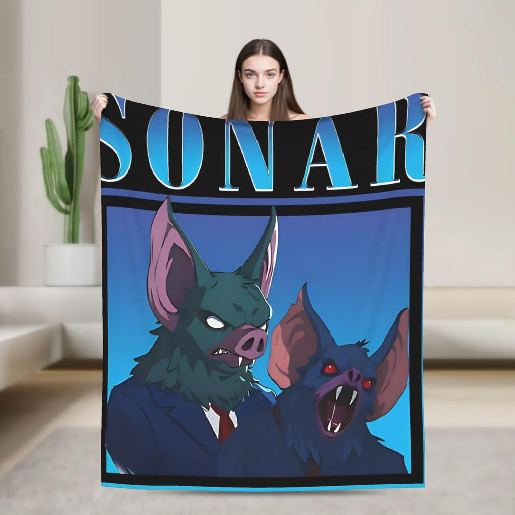 Soft Blanket Picnic Dispatch Game Throw Blanket  Flannel Bedspread For Bedroom Funny Sofa Bed Cover