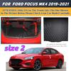 Custom Car Trunk Mat For Changan-Ford Focus MK4 2019 2020 2025 Non-Slip Bottom High Edge Design Trunk Mat