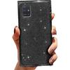 Square Glitter case for Samsung Galaxy A51 4G, Black