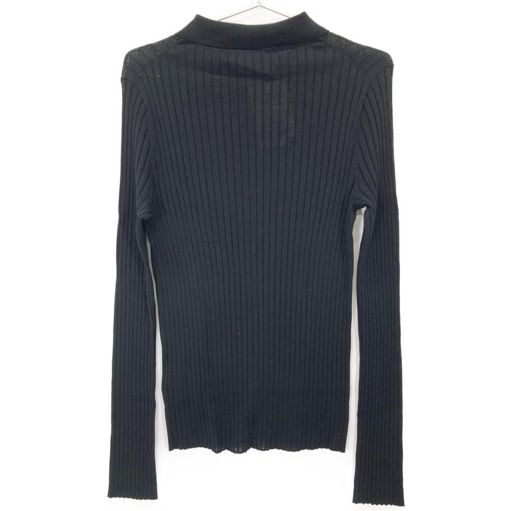 EVERY DAY I LIKE 23 Years Black Ribbed Knit Tops F blackUsed