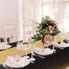 Black and Gold Tablecloth and Sequin Table Runner Set Polka Dots Confetti Table Cover Dining Plastic Tablecloths Glitter Decorations