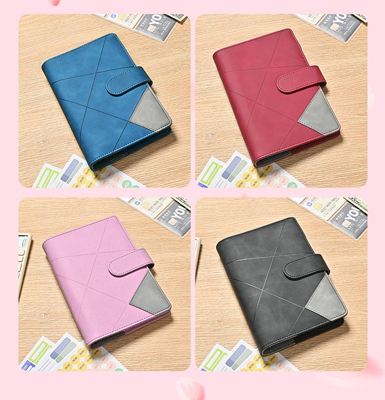 Hot Selling Products 2023 Organizer Cash Envelope Budget System Binder Loose Leaf Diary Ring Binder A6 Binder Budget Planner