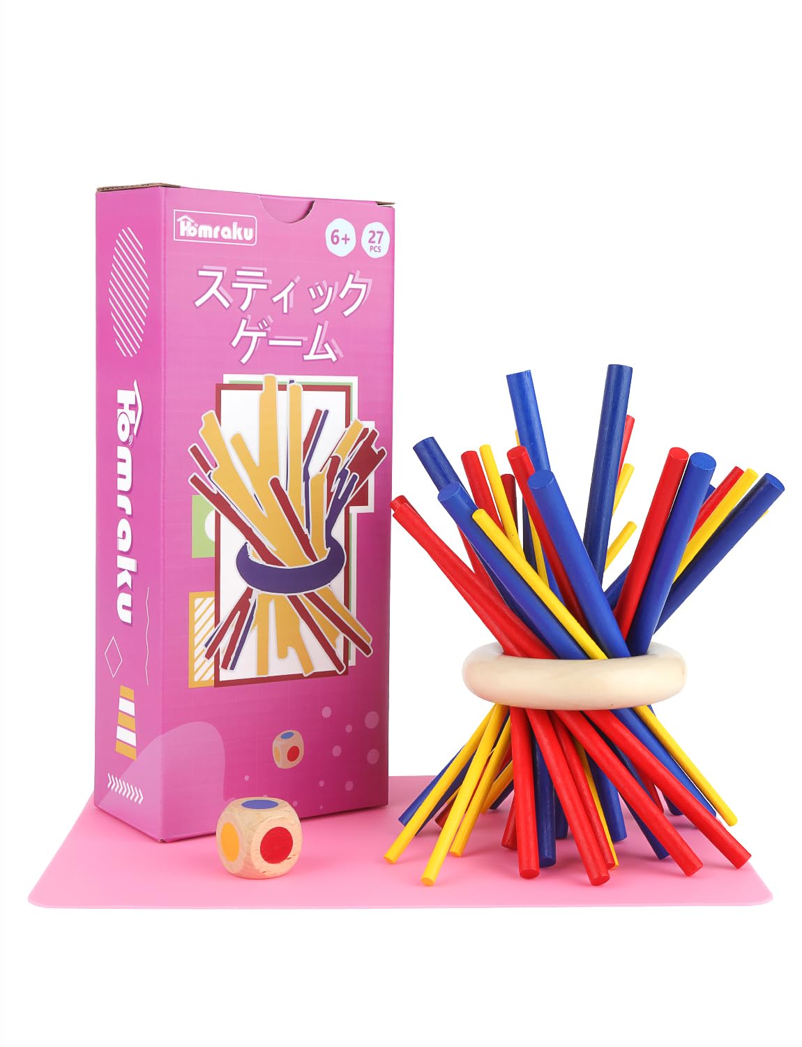 

Homraku Деревянный балансировочный борд 3D Строительный Домино Настольная игра Веселье для детей и взрослых Все Игрушка с чехлом для хранения и Розовая 27 штук Игра, Игра, Головоломка,