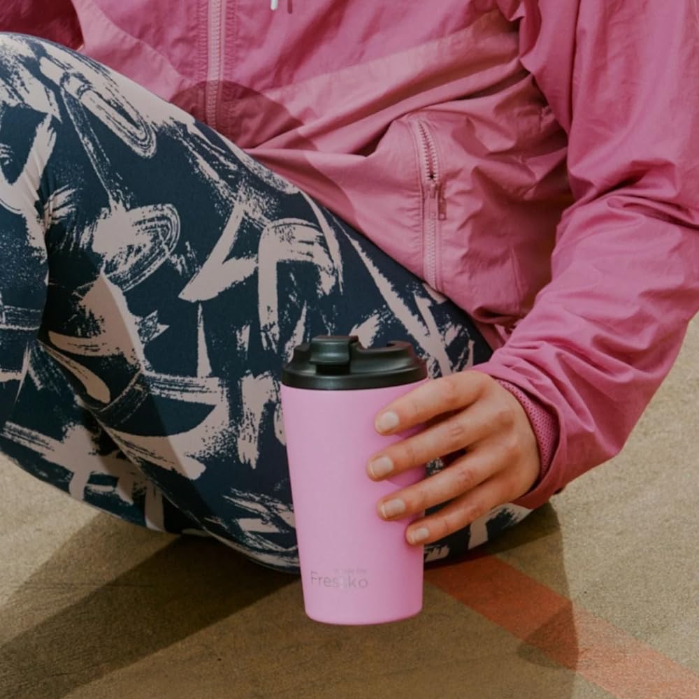 Made by Fressko Camino Airtight 340ml 12oz Tumbler, Coffee-Specific, Long-Lasting, High-Quality Design, / (Bubblegum)
