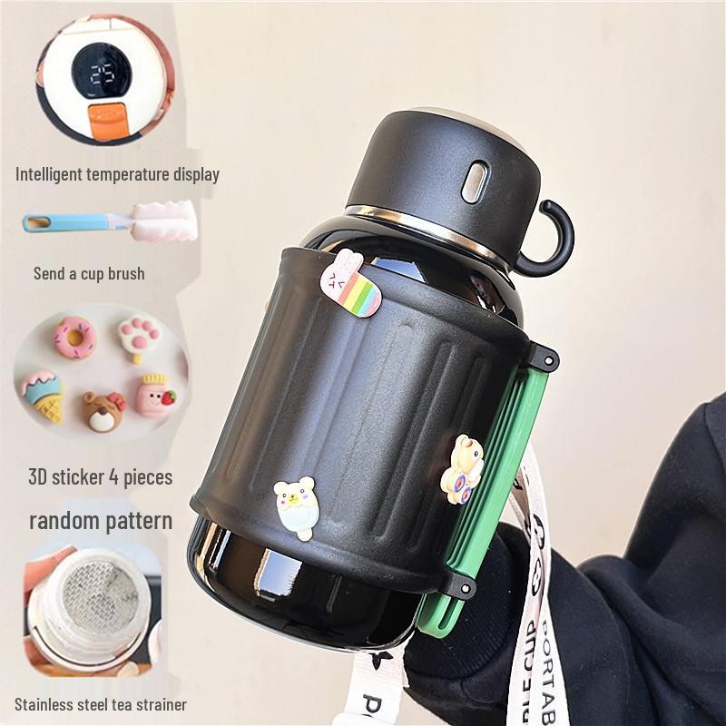 Large Capacity Insulated Thermos Flask – Portable Water Cup for Students, Men & Women