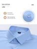 Men's Professional Striped Modal Long-Sleeve Shirt, Non-Iron, Casual Business Wear for Spring and Autumn