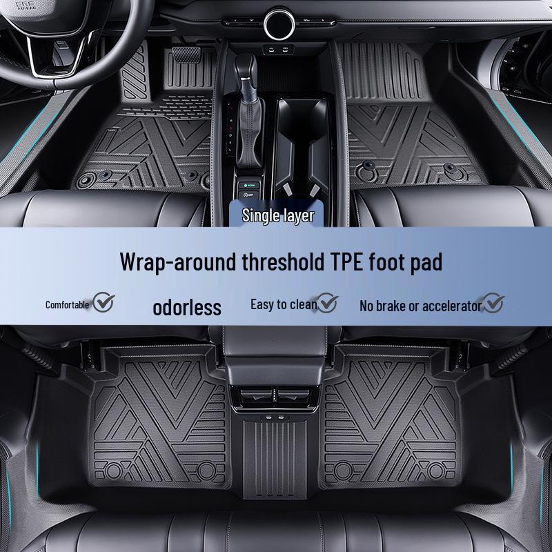 

Yong Jue TPE Floor Mats for 10th & 11th Gen Honda Accord - Full Surround Interior Decoration Honda Accord 10th Gen [2018-2022] Gas