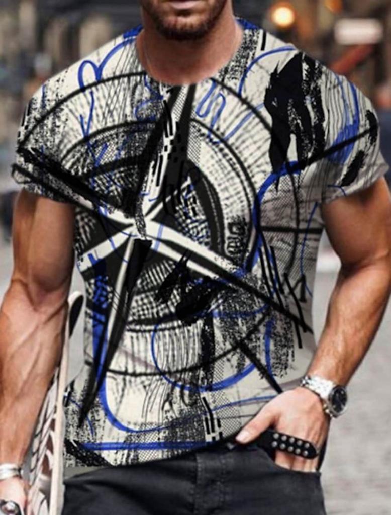 Νέο καλοκαιρινό ανδρικό μπλουζάκι μόδας Personality Poker Skull Ανδρικό μπλουζάκι με στάμπα