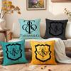 TiffanyCo BRAND Cushion Cover Premium Comfort Reversible Pillow Cove -Two In One Design for Any Room & Car Interior