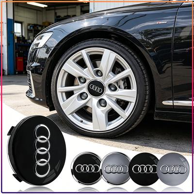 For 22z B6 60/61/68/69mm Badge Car Wheel Center Hub Cap Covers Auto Rim Cover For 22z A8 A5 A6 C5 C6 C7 A7 A1 A3 A4 B5 B6 B7 Q3 Q5 Q7 TT