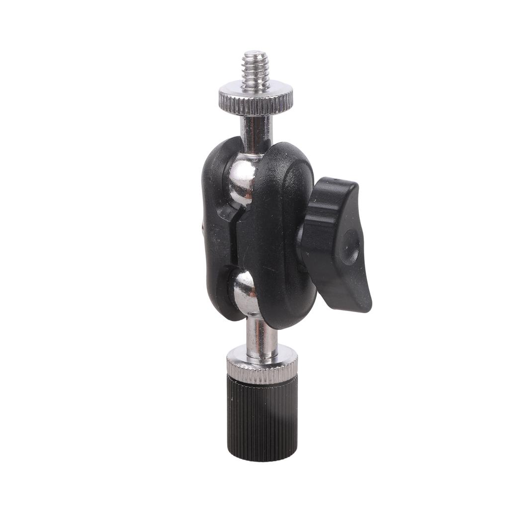 Professional Rotatable 1/4inch Male To Female Threaded Bracket Clamp For Phone Video Mount Camera LED Light Microphone