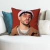Singer BBad BBunny DTMF Anime Celebrity Merchandise AllMatch Printed Pillow Case Sofa Car Office Room Decoration Protector