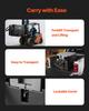 VEVOR Portable Diesel Tank, 220L Capacity & 10 GPM Flow Rate, Fuel Tank with 12V Electric Transfer Pump and 4 M Hose