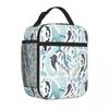 Meilleures ventes Requins Baleines à bosse Orques Tortues Océan Jeu Impression Patchwork Couleur Voyage Sac à déjeuner Maison À emporter Glacière Sac fourre-tout