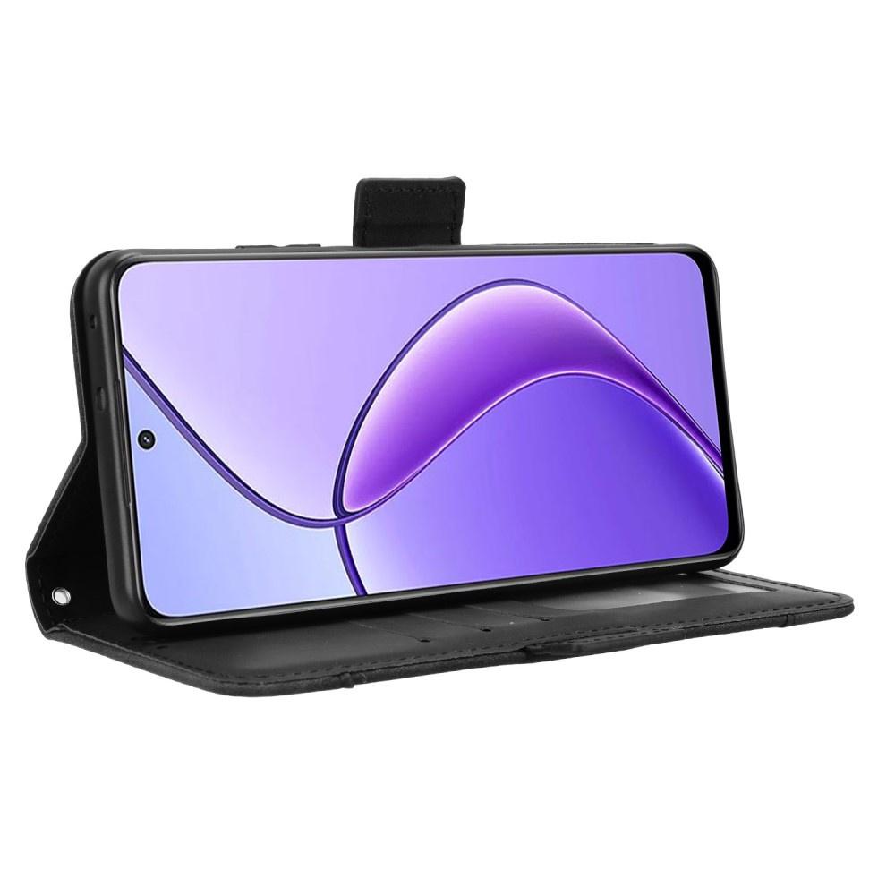Realme 12 Flip Case, Card Slot, Black