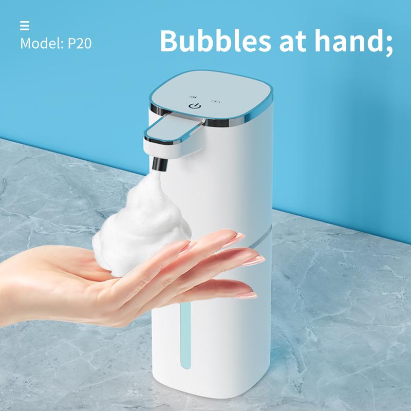 

400ML Large Capacity Touchless Countertop Or Wall-Mounted 4-Gears Adjustable Foam/Gels Smart Infringing Automatic Soap Dispenser
