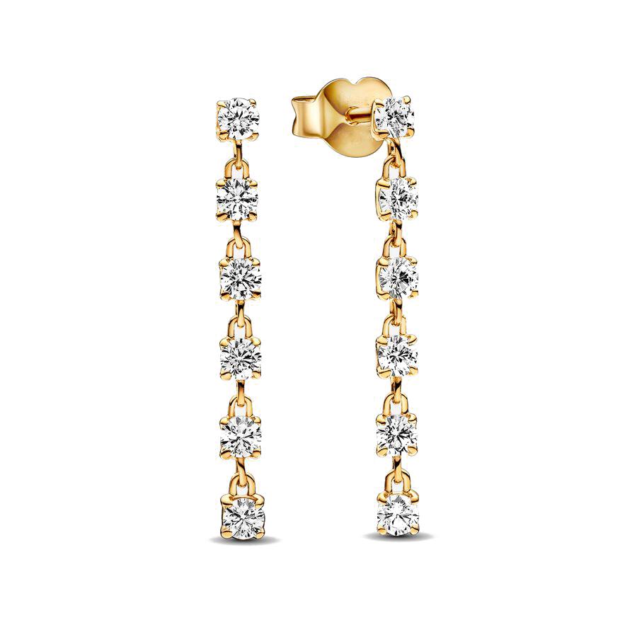 New 925 Silver Sparkle Double Hoop Heart Earrings For Women Fashion Silver Earring Jewelry Gift