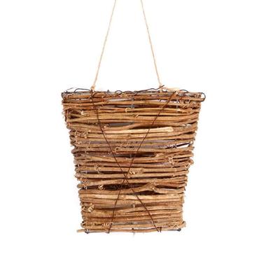 Flower Arrangement Small Flower Basket Rattan Basket Pendant Interior Decoration Handmade Flower Basket Pendant