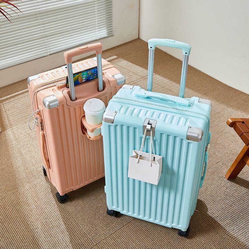 Multi-Functional Travel Suitcase with Universal Wheels, Large Capacity, Pull-Handle, Password Lock, for Men and Women, Ideal for Students.