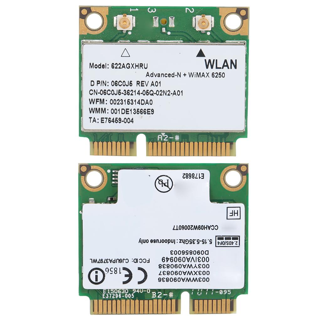 For Intel 6250AN 622ANXHMW MINI PCIE 300Mbps 2.45GHZ Dual Band Wireless WIFi Network Card