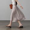 SOFSIL 2026 Summer High-Waisted Plaid A-Line Skirt