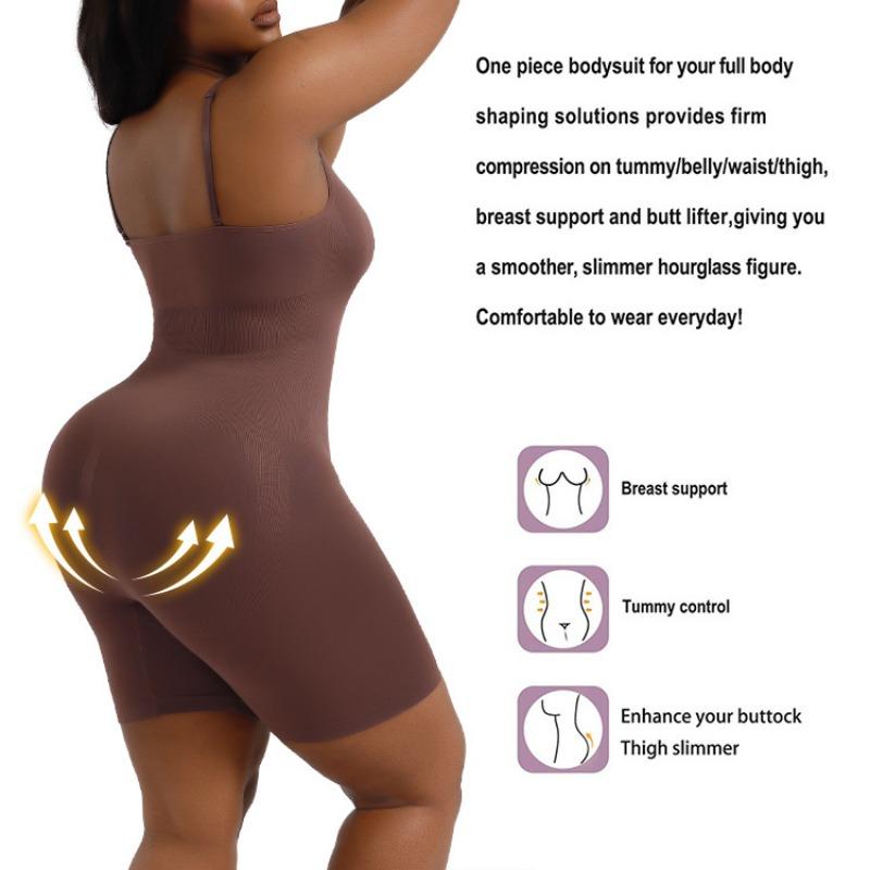 Plus-size Postpartum Hip Lift Seamless Shapewear Women's Corset Full Body Halter Midriff One-piece Underwear