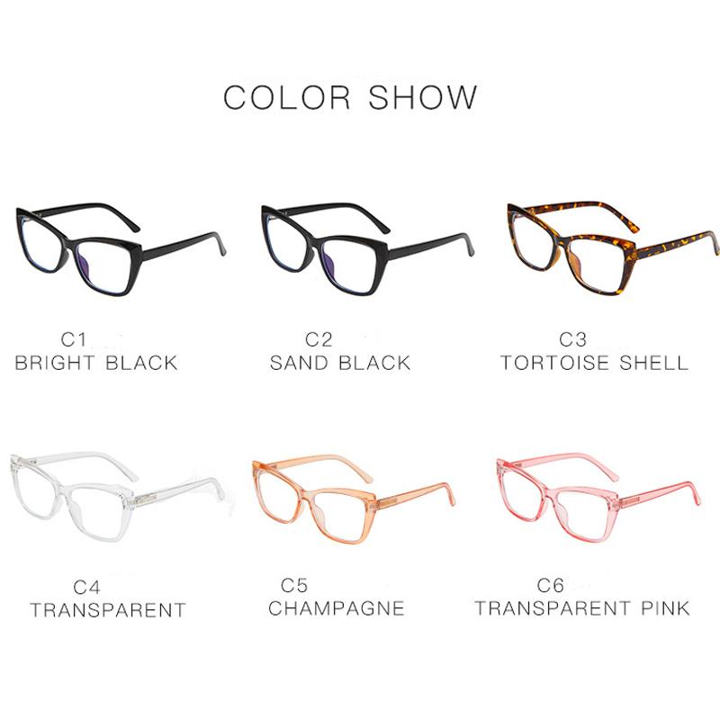 Anti-blue Light Glasses Fashion Cat Eye Eyewear Women Men High Quality Eyeglasses Blue Light Blocking Man Lady Computer Eyeglas