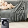 Herringbone Texture Chenille Couch Cover Solid Color Sofa Blanket Universal Sofa Cover  Bed