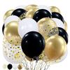 12inch 60pcs blue pink and purple balloon set,  with confetti, suitable for weddings, birthdays, themed parties,home gatherings