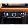 For Nissan Kicks 2018-2024 ABS Carbon Fiber Center Console AC Switch Panel Trim