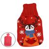 Hot Water Bottle Cute Cover Rubber Hot Water Bag for Hot Cold Compress Hand Feet Warmer Neck and Shoulder Pains Relief