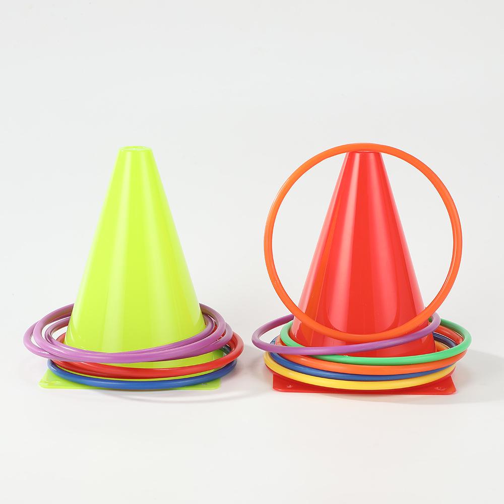 Colorful Ring Toss Set for Outdoor Sports and Training
