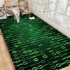 Binary Code The Matrix Program Chart Game Film Kitchen Mat Kids Room Bedroom Decoration Balcony Doormat Living Room Alfombra