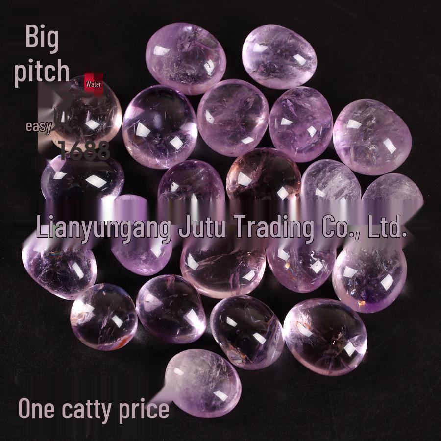 Amethyst Tumbled Stone for Yoga, Aromatherapy, Aquariums, and Chakra Décor.