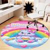Custom Name Bear Printed Round Rug Carpet Chair Rug Area Rug Entryway Doormats,for Office Chair Living Room Bedroom Kitchen Room.