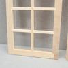 1 Stück DIY Handgefertigtes Material 1:12 Holz Puppenhaus 8-Felder Fenster Unbemalte Möbel Zubehör Miniatur Kinderspielzeug