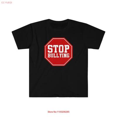 Stop Bullying Softstyle T Shirt Vintage Slightly Designer Clothes Soft Homme Fashion Versatile Top For Everyday Wear