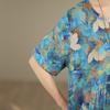 DIMANAF Women New 2026 Sundress Plus Size Summer Casual Print Long Dress Cotton Loose Oversize Maxi Floral Beach Holiday